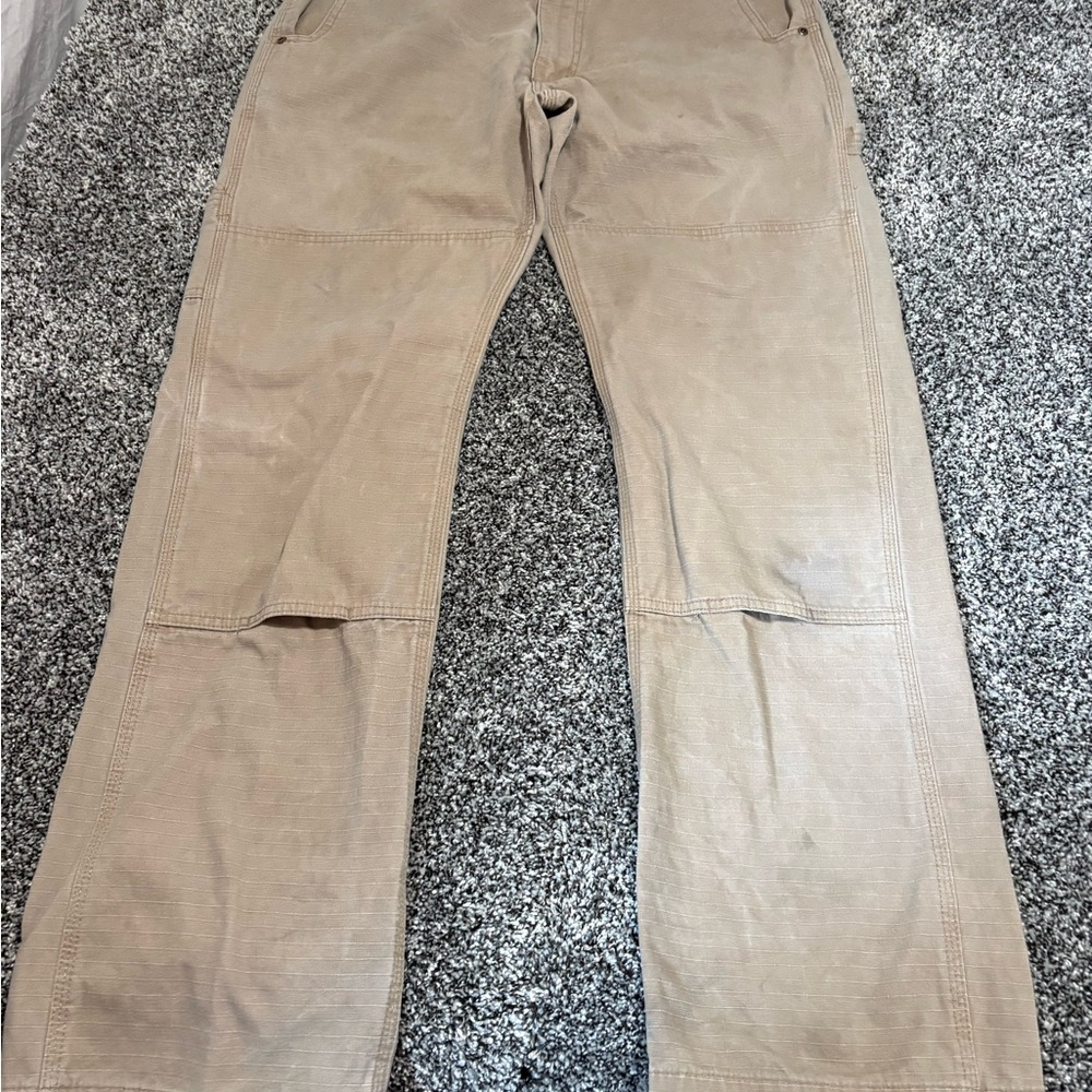Key mens Tan work jeans size 32x34